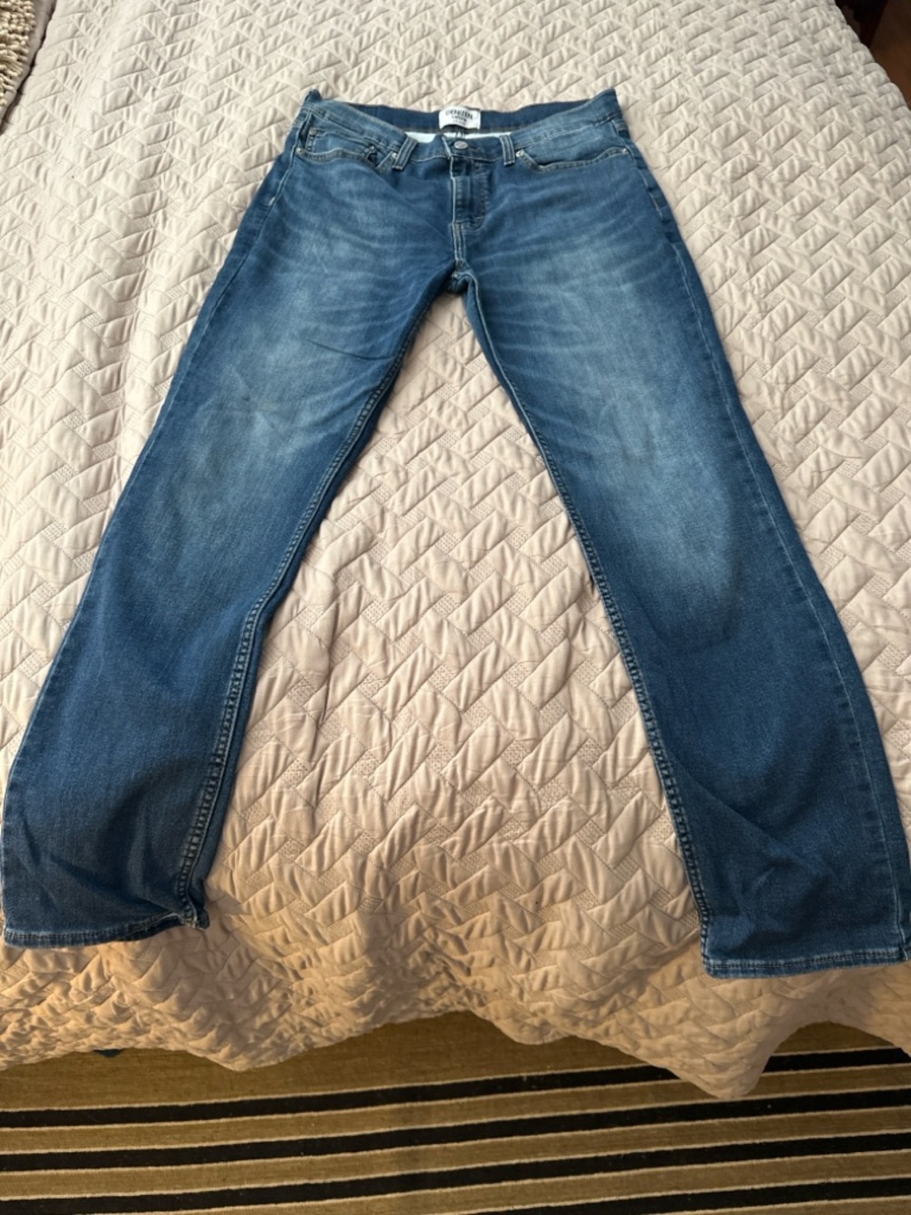 Denizen from Levi’s 216 Slim Jeans Mens 33x32 Stretch Medium Wash Denim